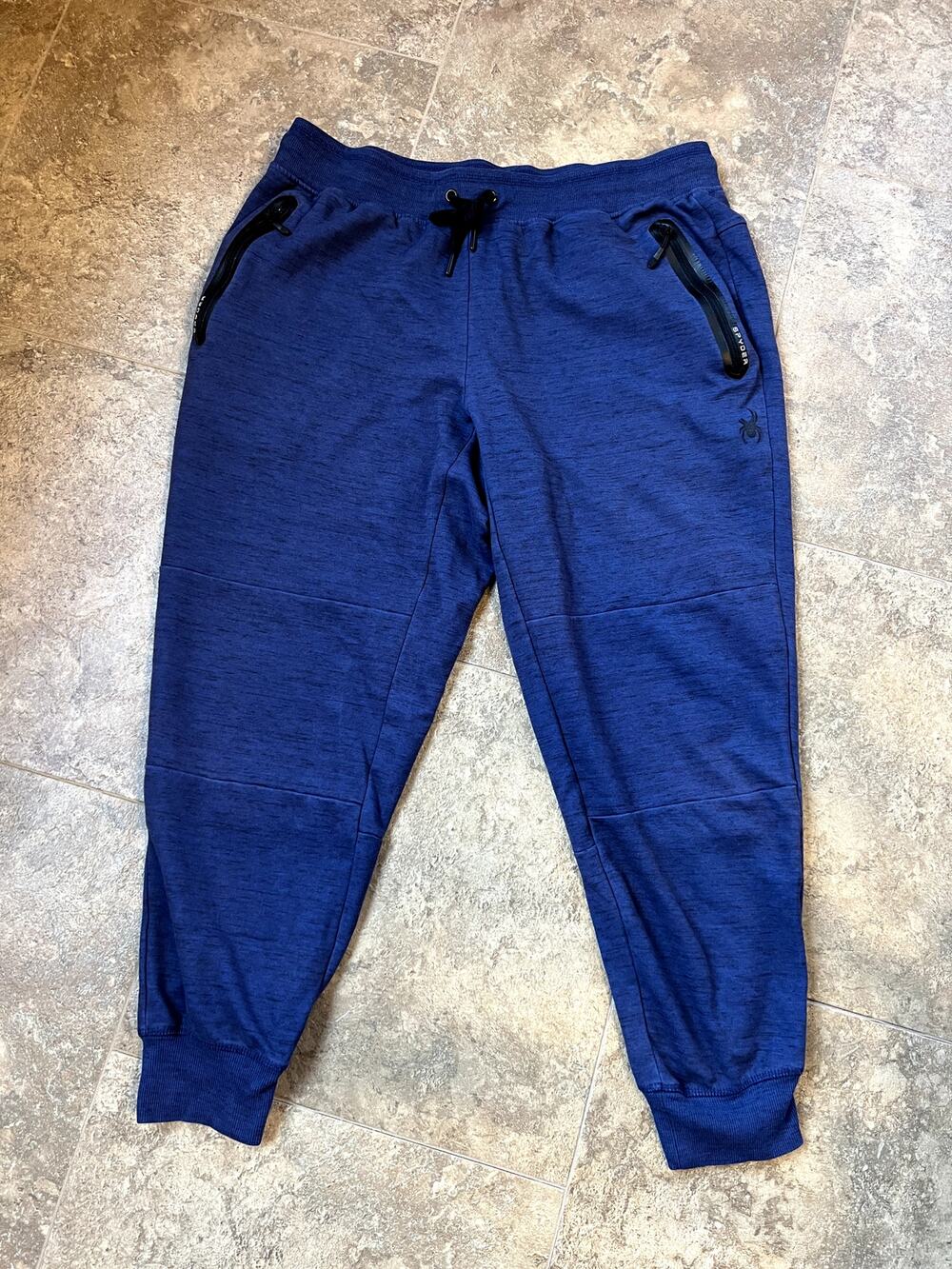 Spyder Active Blue Joggers Sweatpants Men's XL